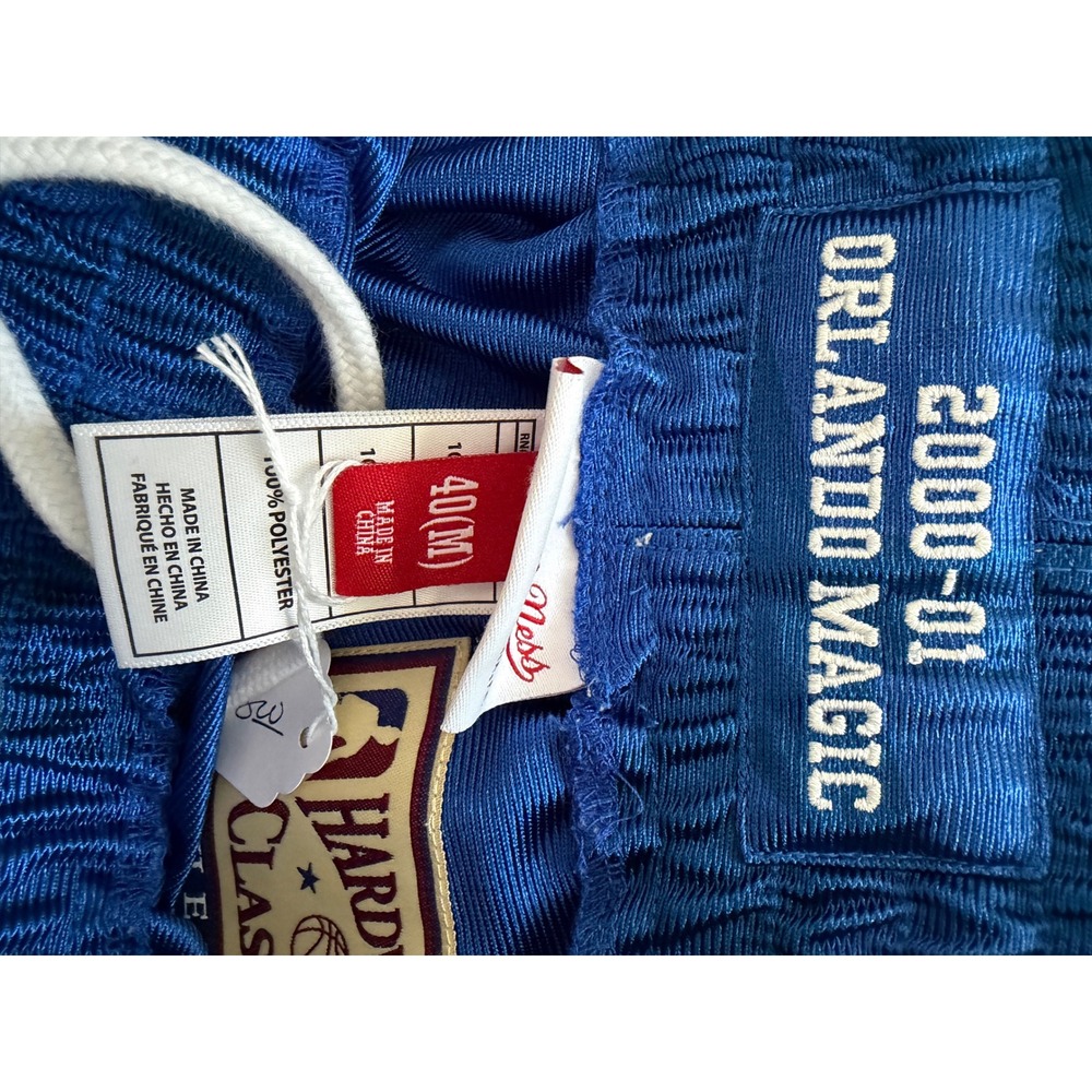Mitchell & Ness Orlando Magic 2000-01 Hardwood Classics Shorts Blue Mens Medium - Picture 5 of 7